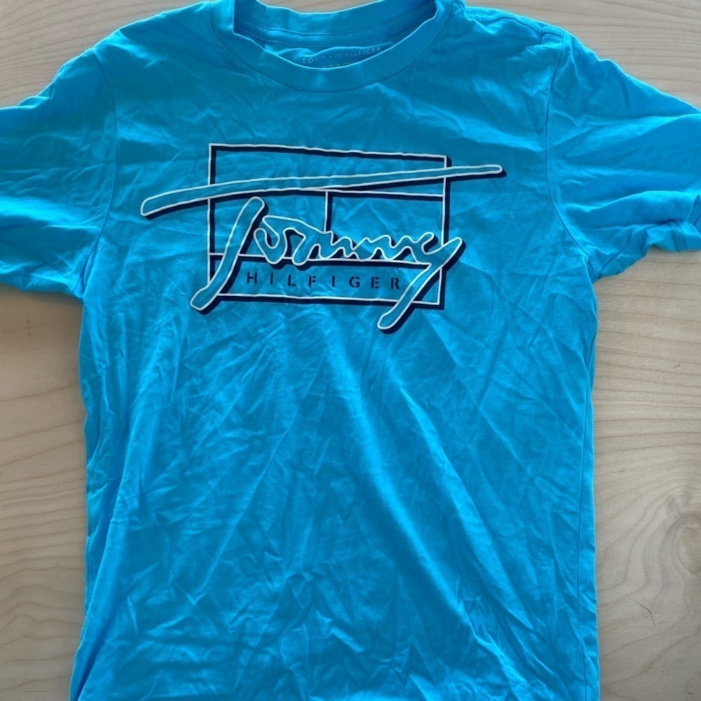 Tommy Hilfiger Tee size Medium 12/14 (C)